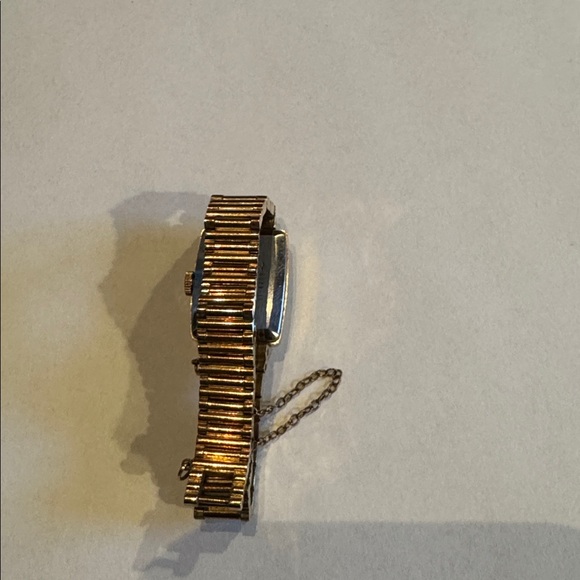 Vintage Seiko gold rectangle dial watch women’s 80s * - Picture 4 of 6